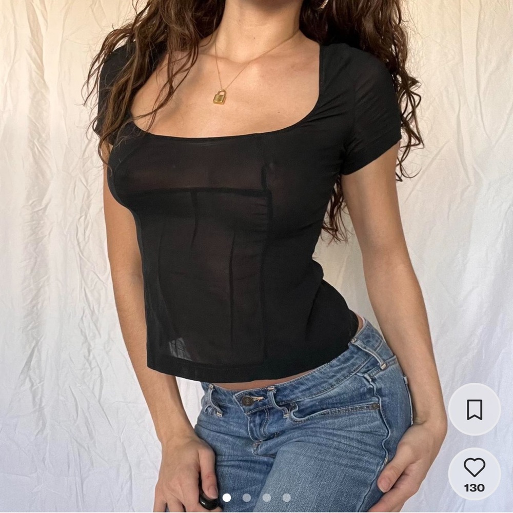 Authentic Vintage Dolce and Gabbana sheer t-shirt